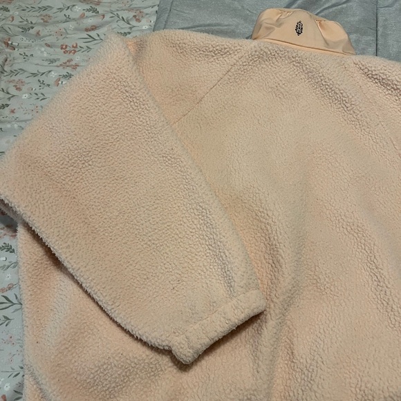 FP Movement by Free People Soft Peachy Pink Teddy Jacket - Picture 10 of 11